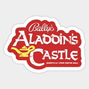 Aladdin's Castle - Sunnyvale Town Center Mall! Sticker